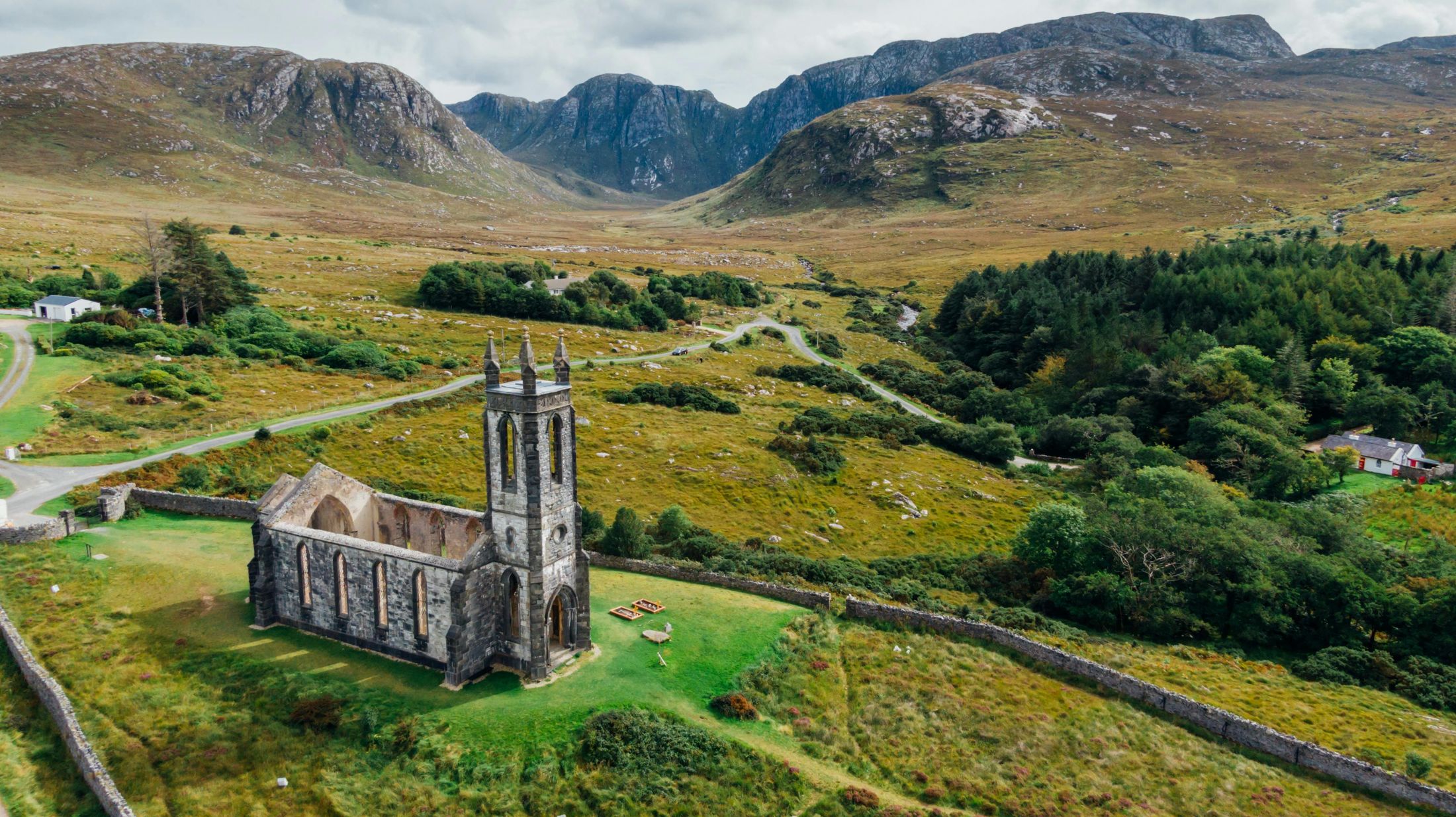 Old Church of Dunlewy Donegal Ireland