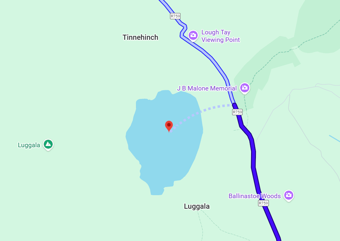 Luxury Irish Tours | Lough Tay Guinness Lake Directions | Desktop