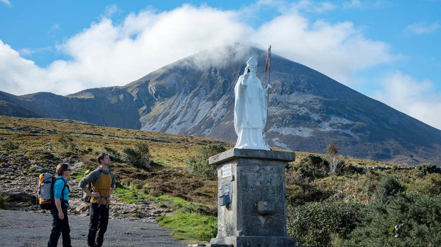 St Patrick Statue Croagh Patrick Mayo