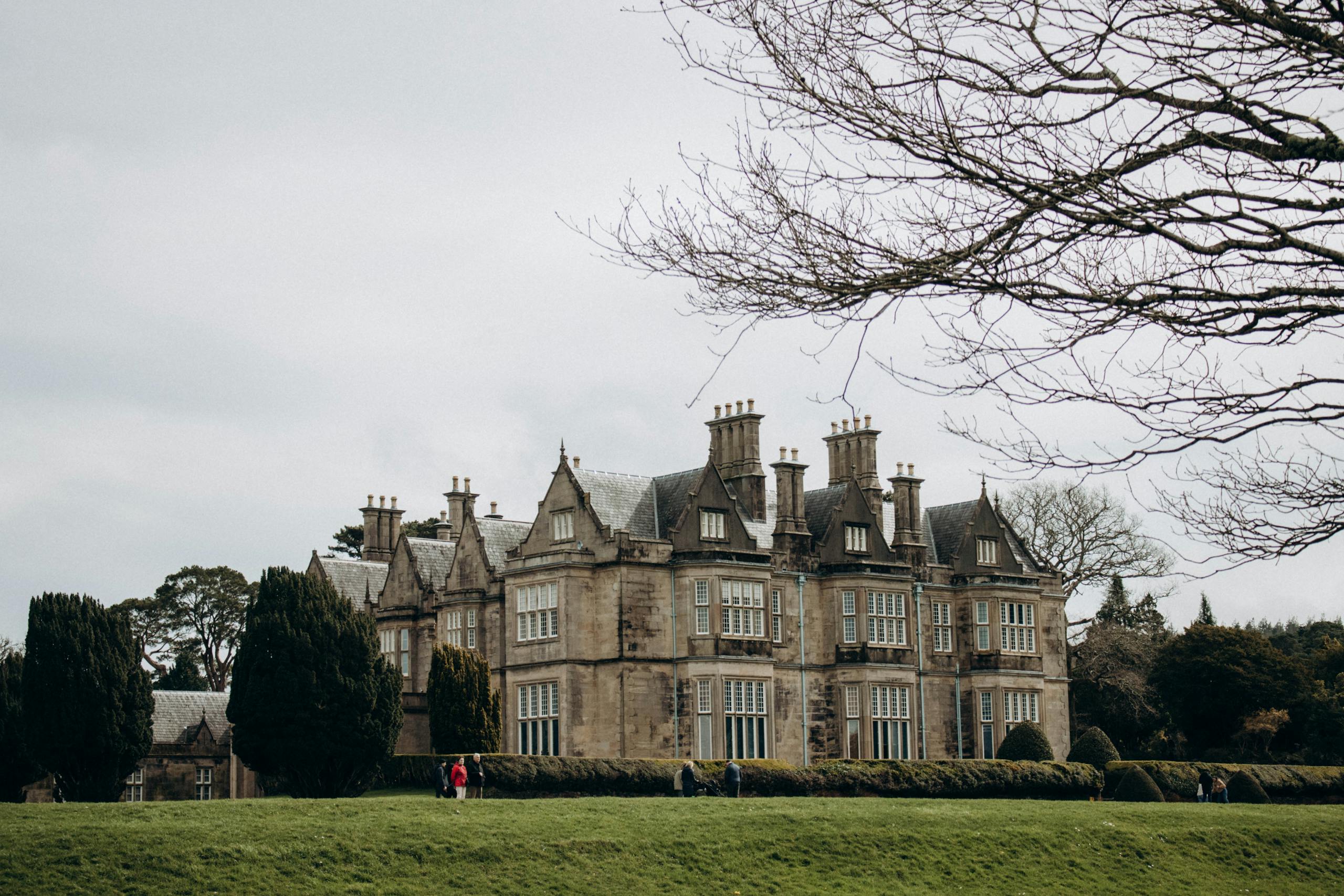 Explore the majestic Muckross House set in Ireland's picturesque rural landscape.